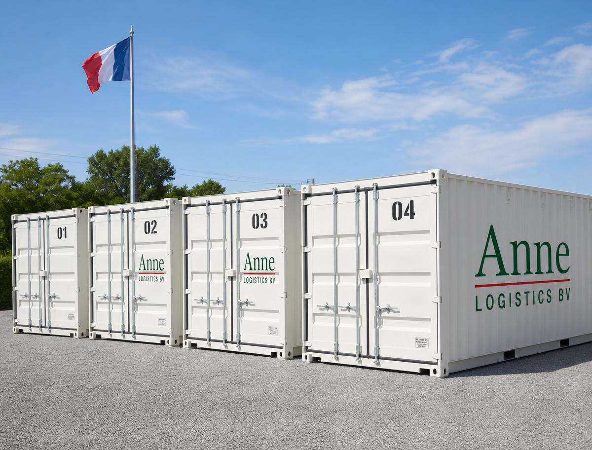 Parc de conteneurs de stockage 20 pieds à Durtal